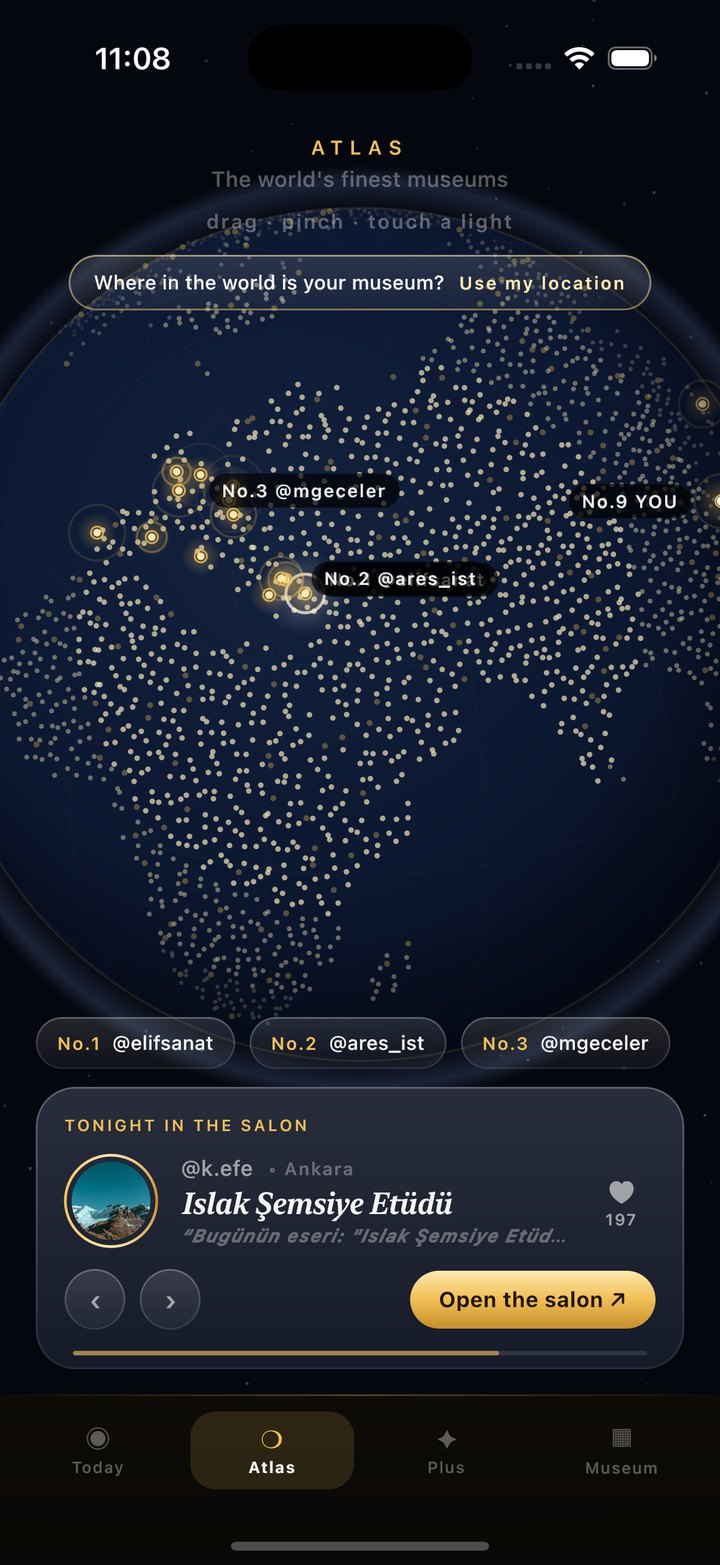 The Atlas — a living globe of museums